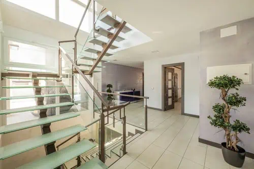 Railings with Tempered Glass Panels